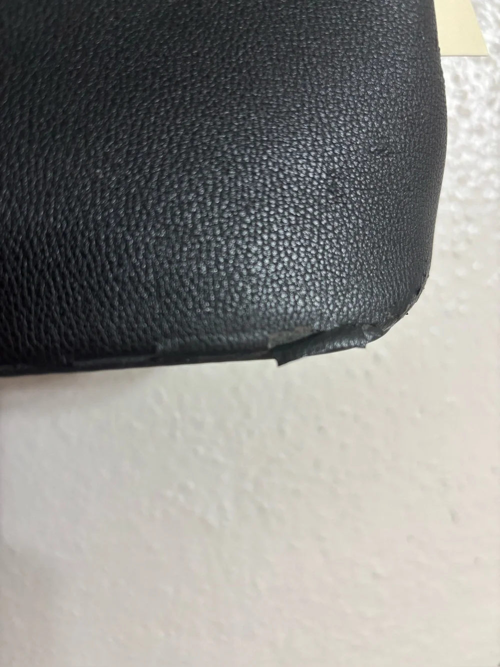 Black Leather Top-Handle Women's Bag